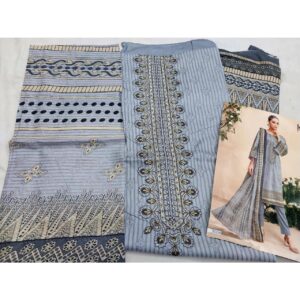 Lawn Embroidered Dress Material