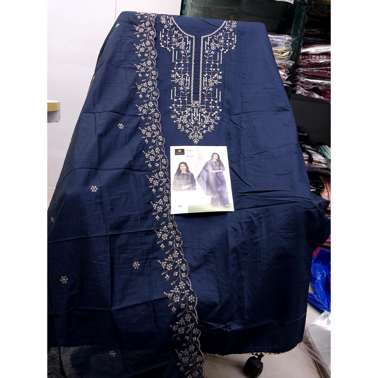Jalbari silk Unstitched Dress Material at Rs.469/Piece in surat offer by  geet gauri fashion