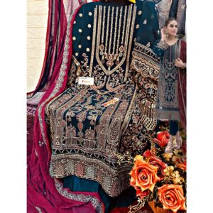 Buy Pakistani Blue Dress