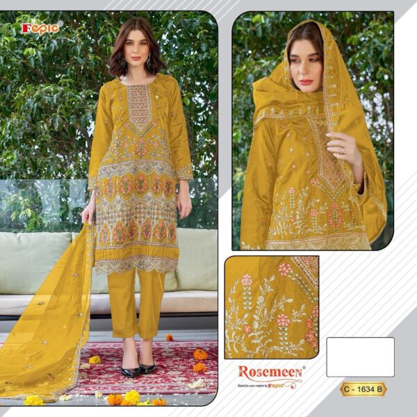 Buy Pakistani Yellow Dress