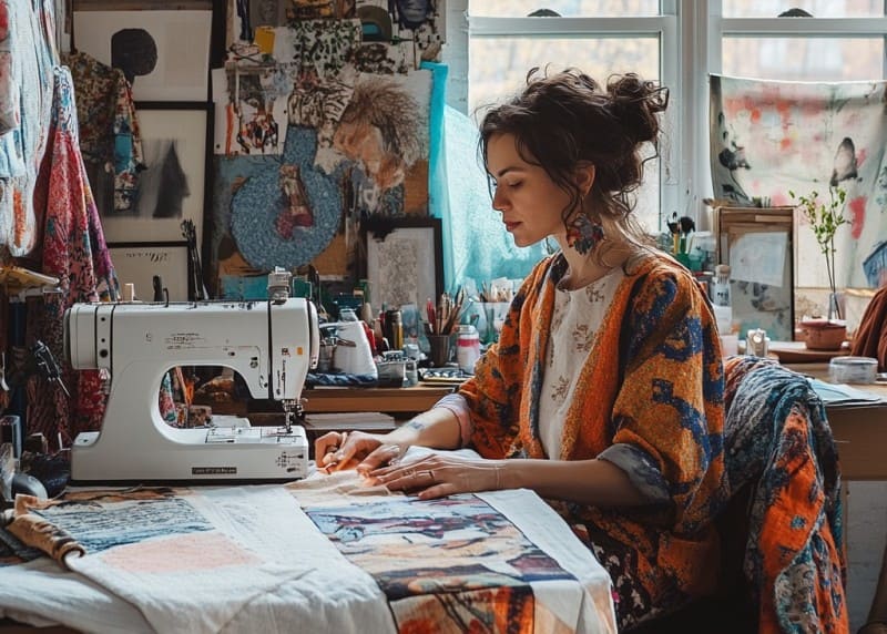 Cutting Preparing Fabric for Simple Homemade Pakistani Dresses