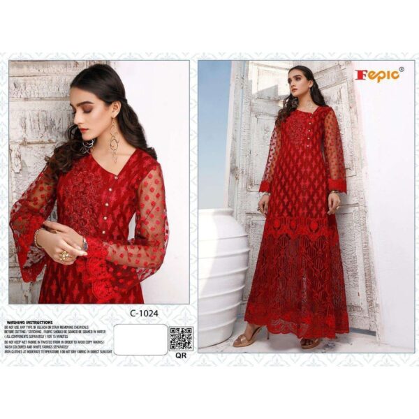 Nikkah Red Traditional Pakistani Wedding Dresses Online in India