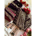 Pakistani Velvet Dress Design in India