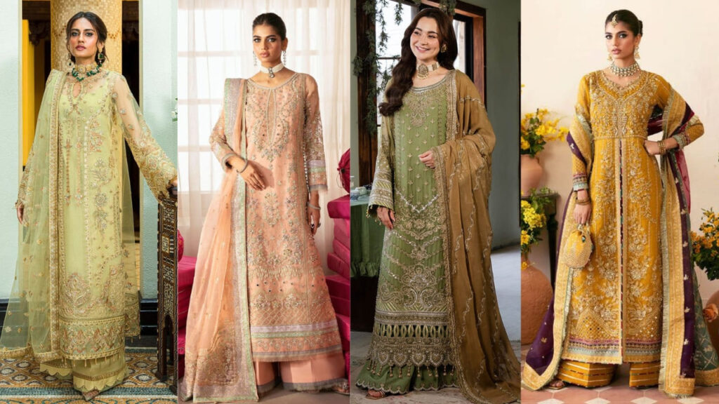 Popular Trending Pakistani Dress Patterns - Long Coats with Palazzos